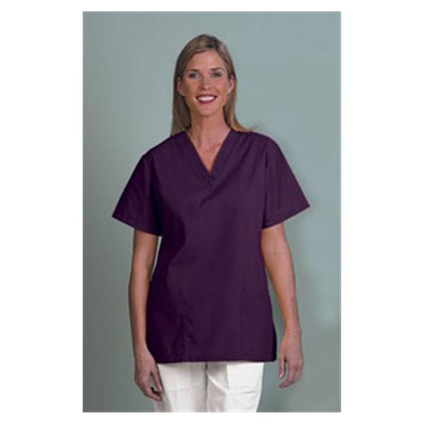 Fashion Seal Shirt Scrub Fashion Poplin Womens X-Small Eggplant Ea - 7326-XS