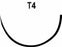 LOOK - Suture with Needle Absorbable Uncoated Undyed Suture Chromic Gut Size 4 - 0 14 Inch Suture 1-Needle 22 mm Length 1/2 Circle Taper Point Needle - 589B