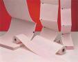 Precision Charts - Diagnostic Recording Paper Thermal Paper 8-1/2 X 11 Inch Roll Red Grid - 4700AHK11