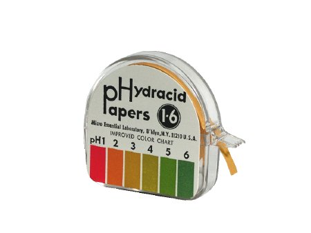 Hydrion - pH Paper in Dispenser 1.0 to 6.0 - 14853150P