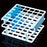 Fisher Scientific Nalgene Unwire Test Tube Rack 36 Place 13 mm White 10.2 X 10.2 X 5.6 cm - 14809101