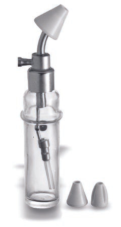 180 Series - Glass Atomizer / Nebulizer Glass / Metal / Plastic, 1.4 oz., Includes Large and Small Nasal Guards - 180