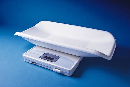Tanita Pediatric Scale Digital Display 44 lbs. White Battery Operated - 1584