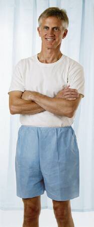 Tech Styles a Division of Encompass Techstyles Exam Shorts Medium Blue Spunbond Polypropylene Adult Disposable - 45410-101