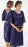 Tech Styles a Division of Encompass Patient Exam Gown One Size Fits Most Adult NonSterile Dark Blue - 45418-CLU