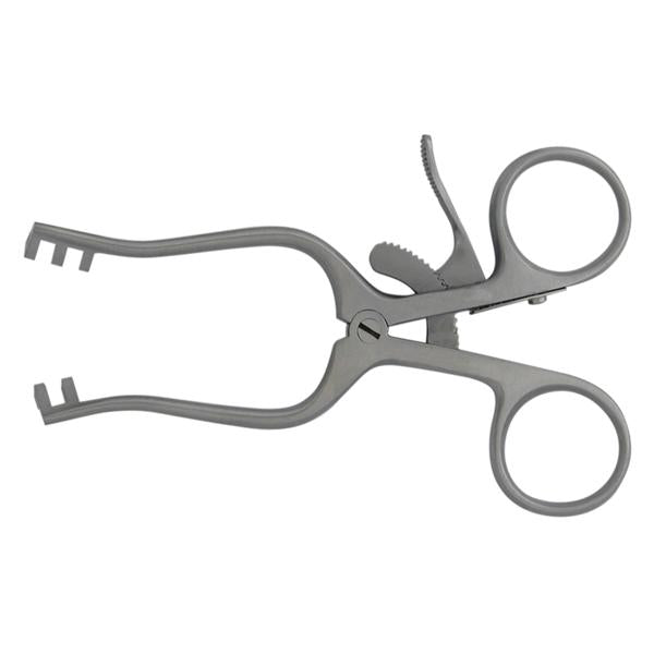 Hermann Medizentechnik Retractor Weitlaner 4" Sharp 2X3 Teeth Stainless Steel Ea - BR18-65010