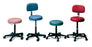 Hausmann Industries Exam Stool Backless Pneumatic Height Adjustment / Hand Operated 5 Casters Oak Brown - 2113-701