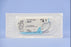 J & J Healthcare Systems Perma-Hand Suture with Needle Nonabsorbable Coated Black Suture Braided Silk Size 3-0 24 Inch Suture Double-Armed 17 mm Length 1/2 Circle Taper Point Needle - K572H