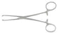 Miltex - Tissue Forceps Allis 6 Inch Length OR Grade German Stainless Steel NonSterile Ratchet Lock Finger Ring Handle Straight 4 X 5 Teeth - 16-6