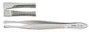 Miltex - Cilia Forceps Littauer 3-1/2 Inch Length OR Grade German Stainless Steel NonSterile NonLocking Thumb Handle Straight Serrated Tip - 18-1100