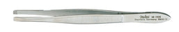 Miltex Miltex Cilia Forceps Douglas 3-1/2 Inch OR Grade Stainless Steel (German) NonSterile NonLocking Thumb Handle Straight Serrated Tip - 18-1106
