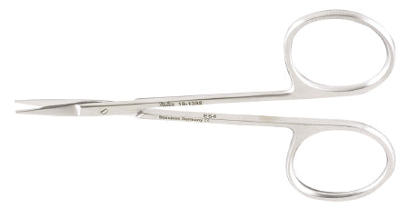 Miltex Miltex Iris Scissors 3-1/2 Inch Length OR Grade Stainless Steel (German) NonSterile Finger Ring Handle Straight Blade Sharp/Sharp - 18-1396