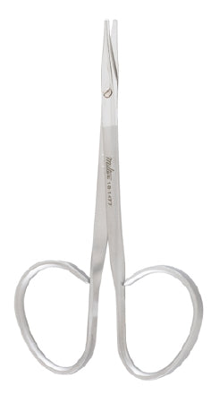 Miltex Miltex Tenotomy Scissors Stevens 3-3/4 Inch Length OR Grade Stainless Steel (German) NonSterile Ribbon Style Finger Ring Handle Straight Blade Blunt/Blunt - 18-1477