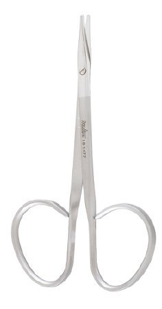 Miltex - Tenotomy Scissors Stevens 3-3/4 Inch Length OR Grade German Stainless Steel NonSterile Ribbon Style Finger Ring Handle Straight Blade Blunt Tip / Blunt Tip - 18-1477
