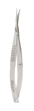 Miltex - Suture Scissors Westcott 4-1/2 Inch Length OR Grade German Stainless Steel NonSterile Thumb Handle with Spring Curved Blade Blunt Tip / Blunt Tip - 18-1480