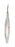 Miltex Miltex Suture Scissors Westcott 4-1/2 Inch Length OR Grade Stainless Steel (German) NonSterile Thumb Handle w/Spring Curved Blade Blunt/Blunt - 18-1480