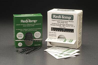 Trademark Medical Redi-Temp Digital Thermometer For the Forhead Adhesive Strips For Wall Mount - 5010H