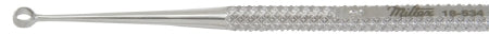 Miltex Miltex Chalazion Curette Heath 4 Inch Length Single-ended Solid Flat Handle Size 2, 2 mm Tip Sharp Tip / Blunt Edge Tip - 18-534