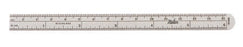Miltex Ruler Stainless Steel 1/2 X 6 Inch - 18-660