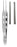 Miltex Miltex Tissue Forceps Bishop-Harmon 3-3/8 Inch OR Grade Stainless Steel (German) NonSterile NonLocking Fenestrated Thumb Handle Straight Serrated Tips w/1 X 2 Teeth - 18-867