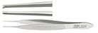 Miltex Miltex Tissue Forceps Lester 3-3/4 Inch OR Grade Stainless Steel (German) NonSterile NonLocking Thumb Handle Straight Serrated Tips w/1 X 2 Teeth - 18-912