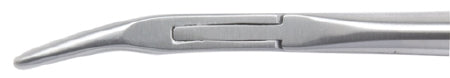 Miltex Bone Rongeur Lempert Curved, Delicate Double Spring Pliers Handle 2.5 mm Bite, 6-1/4 Inch L - 19-1232