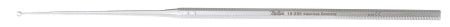 Miltex Miltex Ear Curette Buck 6-1/2 Inch Length Single-ended Handle Size 00 Tip Angled Blunt Loop Tip - 19-290