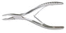 Miltex Oral Surgery Rongeur Friedman Slightly Curved, Very Delicate Double Spring Pliers Handle 5-1/2 Inch L - 22-494