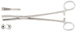 Miltex - Hemostatic Forceps Jacobs 8-1/2 Inch Length OR Grade German Stainless Steel NonSterile Ratchet Lock Finger Ring Handle Straight Serrated Tip with 2 X 2 Teeth - 30-1025