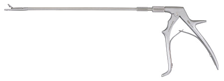 Miltex Biopsy Forceps Tischler 9 Inch Surgical Grade Stainless Steel NonSterile NonLocking Spring Handle Straight Serrated Tip - 30-1494