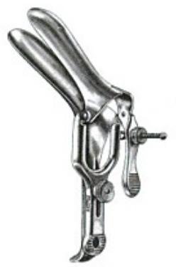 Miltex - Vaginal Speculum Graves NonSterile Surgical Grade German Stainless Steel Medium Improved Pattern Wide Angle Blade Reusable Without Light Source Capability - 30-25