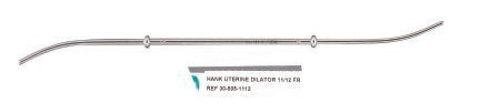 Integra Lifesciences - Uterine Dilator Hank 11 Inch Length Stainless Steel NonSterile Reusable - 30-505-1112