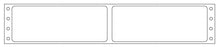 Medical Labels - Impact Labels, Two Wide EDP, 2-1/2" x 15/16"