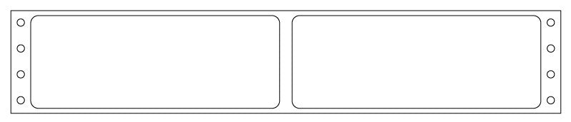Medical Labels - Impact Labels, Two Wide EDP, 2-1/2" x 15/16"
