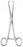 Miltex - Uterine Tenaculum Forceps Barrett 7-1/4 Inch Length OR Grade German Stainless Steel NonSterile Ratchet Lock Finger Ring Handle Straight Pointed Tip - 30-985
