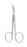 Miltex - Dermal Naevus Scissors Biro 4 Inch Length OR Grade German Stainless Steel NonSterile Finger Ring Handle Angled Blade Sharp Tip / Sharp Tip - 33-240