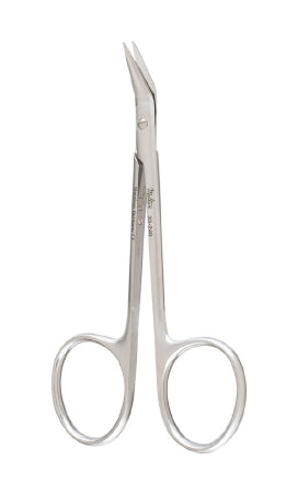 Miltex Miltex Dermal Naevus Scissors Biro 4 Inch Length OR Grade Stainless Steel (German) NonSterile Finger Ring Handle Angled Blade Sharp/Sharp - 33-240