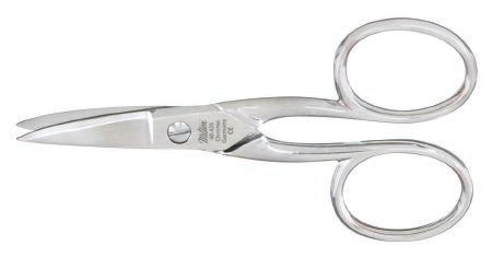 Miltex - Nail Scissors 3-1/2 Inch Length OR Grade German Stainless Steel NonSterile Finger Ring Handle Curved Blades Sharp Tip / Sharp Tip - 40-425