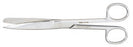 Miltex - Moleskin / Felt Scissors 7-1/2 Inch Length OR Grade German Stainless Steel NonSterile Finger Ring Handle Straight Blade Sharp Tip / Blunt Tip - 40-460