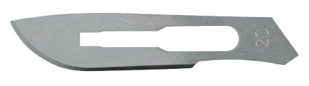 Miltex Miltex Surgical Blade Stainless Steel Size 20 Sterile Disposable Individually Wrapped - 4-320