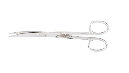 Miltex Miltex Operating Scissors Deaver 5-1/2 Inch Length OR Grade Stainless Steel (German) NonSterile Finger Ring Handle Curved Blade Sharp/Sharp - 5-106