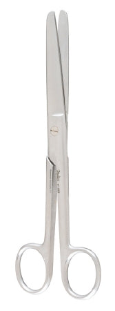 Miltex Miltex Abdominal Scissors Doyen 7 Inch Length OR Grade Stainless Steel (German) NonSterile Finger Ring Handle Straight Blade Blunt/Blunt - 5-160