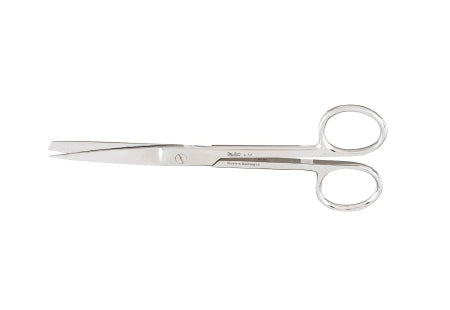 Miltex Miltex Operating Scissors 6 Inch Length OR Grade Stainless Steel (German) NonSterile Finger Ring Handle Straight Blade Sharp/Blunt - 43602