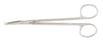 Miltex Miltex Dissecting Scissors Reynolds 6 Inch Length OR Grade Stainless Steel (German) NonSterile Finger Ring Handle Curved Blade Sharp/Sharp - 5-172