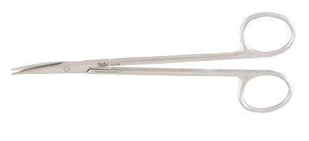 Miltex Miltex Dissecting Scissors Reynolds 6 Inch Length OR Grade Stainless Steel (German) NonSterile Finger Ring Handle Curved Blade Sharp/Sharp - 5-172