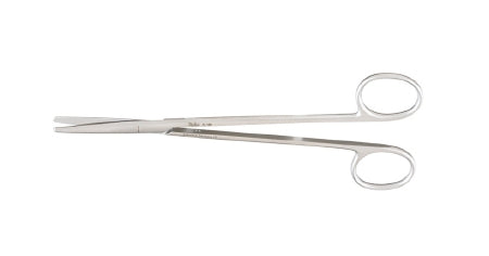 Miltex Miltex Dissecting Scissors Metzenbaum 7 Inch Length OR Grade Stainless Steel (German) NonSterile Finger Ring Handle Straight Blade Blunt/Blunt - 5-181