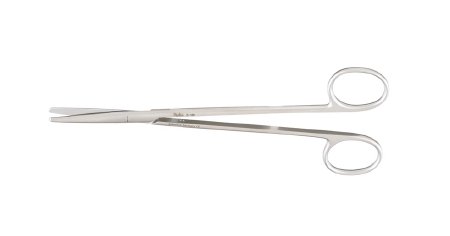 Miltex - Dissecting Scissors Metzenbaum 7 Inch Length OR Grade German Stainless Steel NonSterile Finger Ring Handle Straight Blade Blunt Tip / Blunt Tip - 5-181
