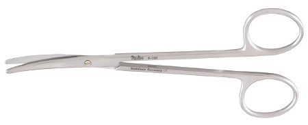 Miltex Miltex Dissecting Scissors Metzenbaum 7 Inch Length OR Grade Stainless Steel (German) NonSterile Finger Ring Handle Curved Blade Blunt/Blunt - 5-182