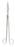 Miltex - Dissecting Scissors Metzenbaum-Nelson 9 Inch Length OR Grade German Stainless Steel NonSterile Finger Ring Handle Straight Blade Blunt Tip / Blunt Tip - 5-186