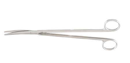 Miltex Miltex Dissecting Scissors Metzenbaum 9 Inch Length OR Grade Stainless Steel (German) NonSterile Finger Ring Handle Curved Blade Blunt/Blunt - 5-189